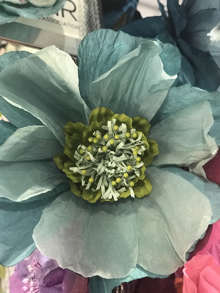 TURQUOISE: Moonlight paper flower - NIBBANAH