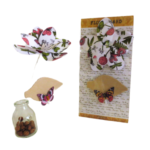 Paper flower card Green Botanic