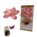 Pink Opulence Paper flower card