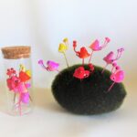 Peacock mini figurine